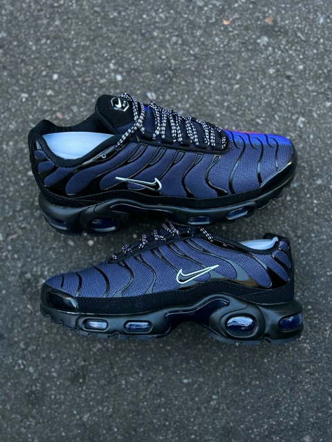 NIKE AIR MAX TN PLUS PRETO/AZUL