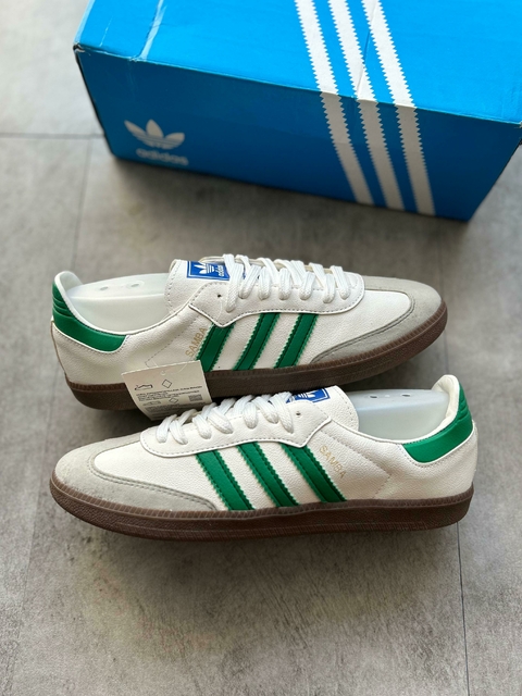 ADIDAS SAMBA BRANCO/VERDE