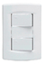 Llave De Luz 2 Puntos Completa Life Blanco Puro Sica