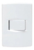 Llave Luz Armada Punto Simple Blanco Sica Life Pack X 10