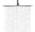 Ducha Cuadrada 25 X 25 Acero Inoxidable Con Acople Mozart