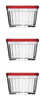 Bowl Americano Vidrio Tapa Plastica X3 Iguales 615ml Nadir - comprar online
