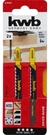 2 Hojas De Calar Einhell Kwb 49610220 100/75 Corte Medio - comprar online