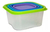 Set X4 Mini Colombraro Cuadrado Recipiente Hermetico 0689