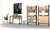 Estanteria Biblioteca Industrial 90 X 180 Color Roble Natura