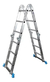 Escalera De Aluminio Articulada Gamma G210ar