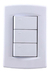 Llave De Luz Sica Life 3 Tres Puntos Blanco Distribuidor