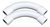 Curva P/caño 90º 25mm Pvc Ip54 Electrosystem Sica Pack X10