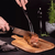 Juego Kit Asado Tramontina Acero Inox Mango Tabla Madera 3pz en internet