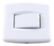 Llave De Luz Sica Life Blanco Pulsador Mignon Timbre Blanco