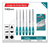 Set Kit Juego De Limas Cortas Total 6 Piezas 140 Mm Tht91462 en internet