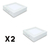 Pack Panel Plafón Led 18w Sica Frio/cálido 220v Cuadrado - comprar online