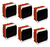 Combo X6 Caja Plastica Para Termicas Embutir Roker 6 Modulos