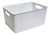 Canasto Plastico Ratan Cesto Colombraro 36x26x18cm Art. 825