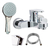 Ducha Monocomando Con Transferencia Doha Cromada Mozart