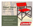 Silla Sillón Plegable Coleman Steel Deck 136 Kilos Camping Color Rojo - comprar online