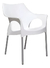 Silla Plástica Linea Italiana Patas Metálicas Colombraro - comprar online