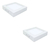 Pack Panel Embutir Led 12w Sica Frio/calido 220v Cuadrado - comprar online