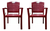 Sillon Luxor Nido Colombraro Rojo X2 Un