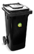 Tacho Cesto Residuos Con Tapa Doble 120 Lt Ruedas Colombraro - comprar online