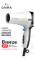 Gama Secador De Cabello Breeze Tourmaline Ion Blanco - tienda online