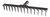 Rastrillo Acero 14 Dientes Sin Cabo Tramontina 77110/144 - comprar online