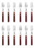 Set X12 Tenedor Tramontina De Mesa Polywood Churrasco