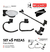 Set Accesorios Para Baño 5 Piezas Acero Inox Mozart Negro en internet