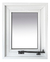 Ventana Proyectante Aluminio C/tijera Blanco 60 X 40