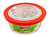 Recipiente Redondo Vidrio Templado 0,6 Lts Con Tapa Marinex - comprar online