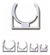 Grampa Fija Pvc Para Caño D25 Sica Electrosystem X10