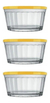 Bowl Americano Vidrio Tapa Plastica X3 Iguales 615ml Nadir en internet