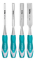 Set Juego De 4 Formones Total 6 12 19 25 Mm Cromo Vanadio