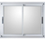 Ventana Aluminio Blanco Nexo Moderna Corrediza 150x150 V1075