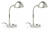 Combo X2 Velador De Mesa Led 3.5w Carga Usb Luz Neutra Sica