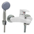 Ducha Monocomando Doha Con Transferencia Blanca Abs Mozart