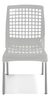 Silla Plastica Dubai Patas Metálicas Colombraro Art. 5403