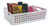 Organizador Rectangular Orbital #4 Calado - Colombraro - comprar online