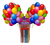 Combo Globos Lisos 9 Surtidos X 100 Unidades+bengalas Torta