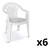 Silla Plastica Linea Verona Grande X6 Unidad Colombraro - comprar online