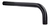 Brazo De Ducha Lluvia Acero Inoxidable Negro 28 Cm Mozart