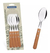 Pack Cucharas Mesa Madera Tramontina X12 Cubiertos Dynamic