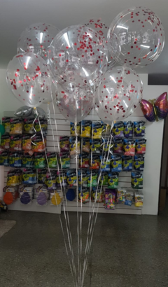 Globos de Látex con Confeti y Helio - comprar online