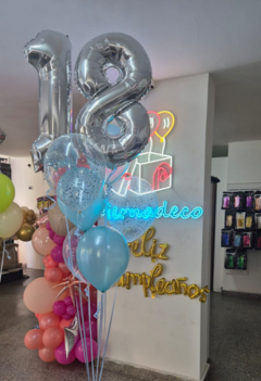 Globo Número Mediano (Inflado con Helio) en internet