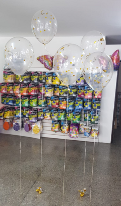Imagen de Globos de Látex con Confeti y Helio