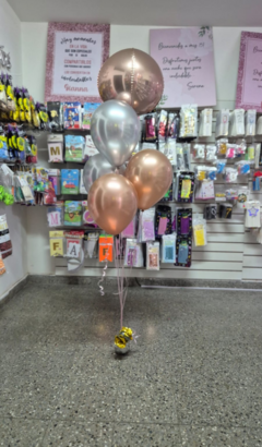 Globos de Látex Cromados con Helio - tienda online