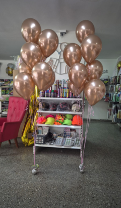 Globos de Látex Cromados con Helio - MIRNADECO
