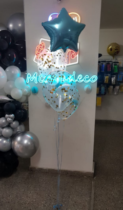 Globos de Látex con Confeti y Helio - MIRNADECO