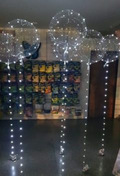 Globo Burbuja con Luces LED - MIRNADECO