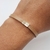 PULSEIRA COURO RETO 5MM COM CHAPA MINI, FECHO E TERMINAL DOURADO - comprar online
